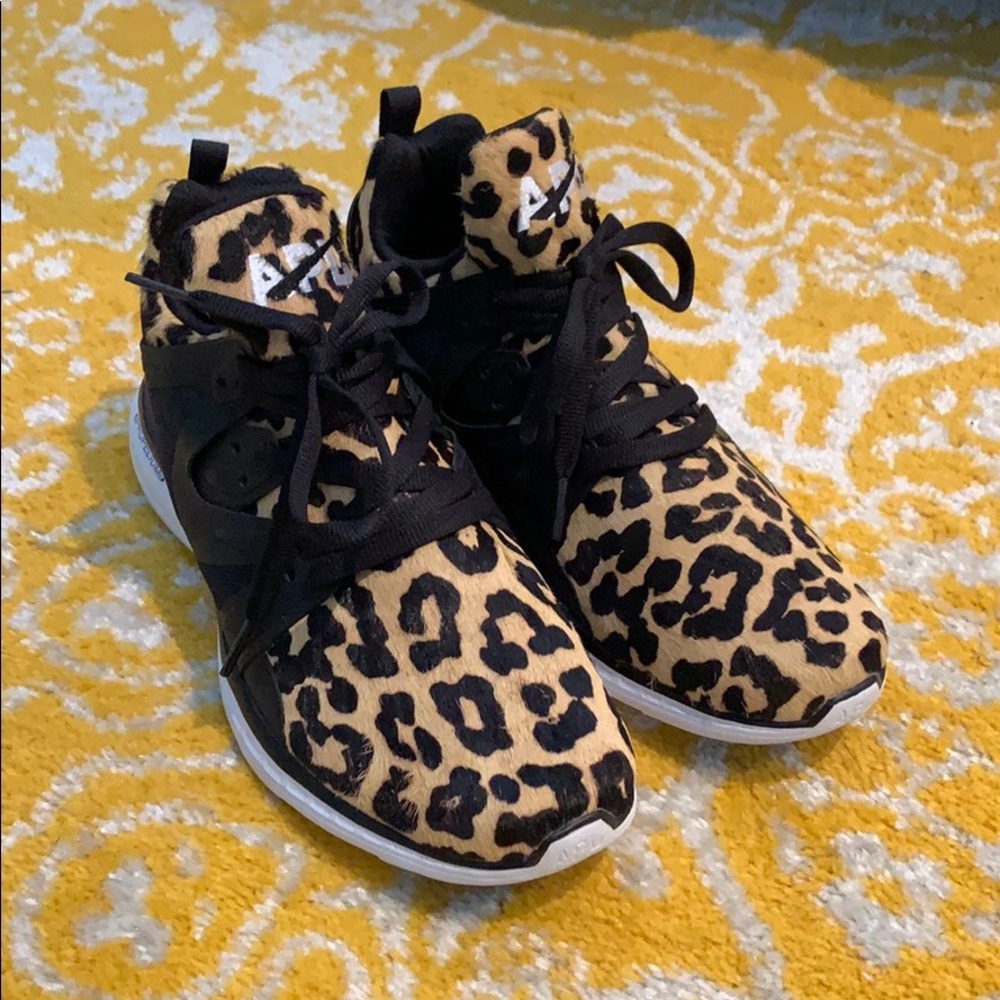 APL Leopard print trainers, size 9